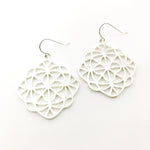 Neveah Brushed Kaleidoscope Earrings | Silver - MTT Collective