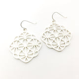 Neveah Brushed Kaleidoscope Earrings | Silver - MTT Collective