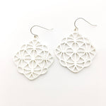 Neveah Brushed Kaleidoscope Earrings | Silver - MTT Collective