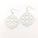 Neveah Brushed Kaleidoscope Earrings | Silver - MTT Collective