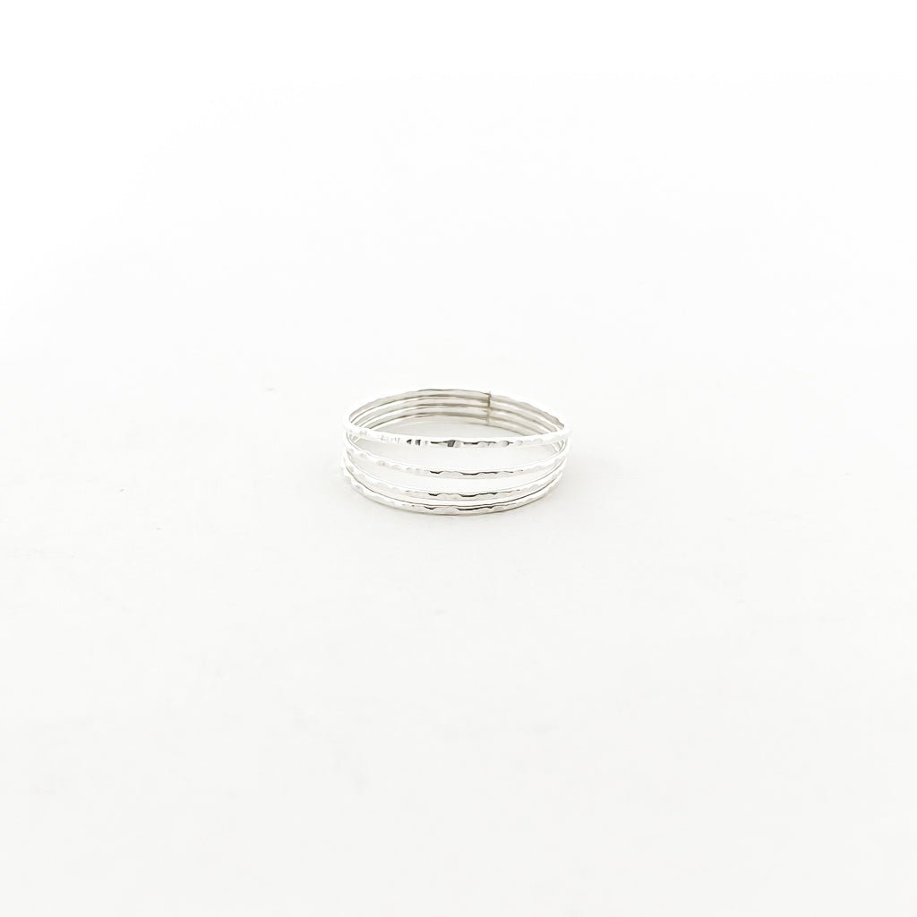 Open Quadruple Band Ring | Silver - MTT Collective