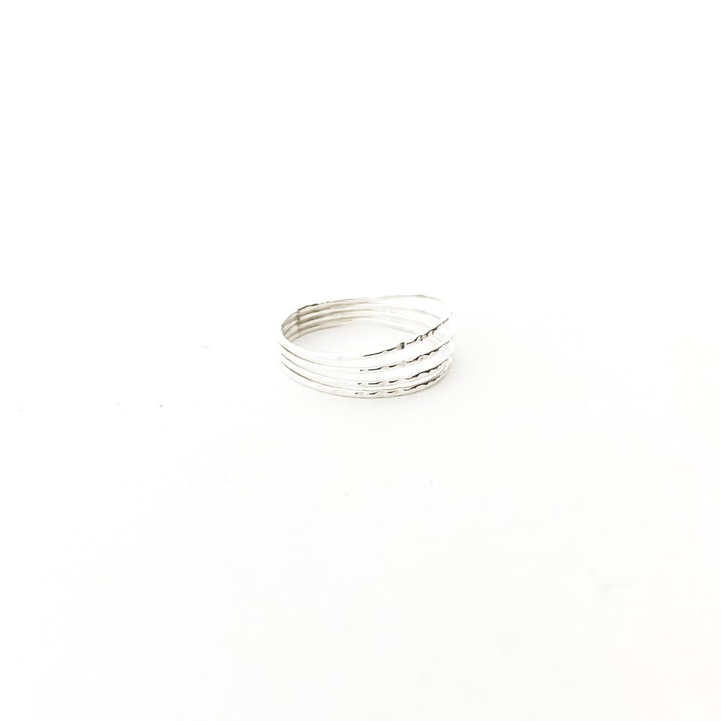 Open Quadruple Band Ring | Silver - MTT Collective