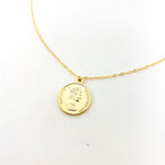 Parker Double - Sided Elizabeth Dos Pesos Coin Necklace | Gold - MTT Collective