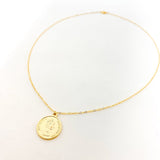 Parker Double - Sided Elizabeth Dos Pesos Coin Necklace | Gold - MTT Collective