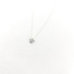 Quinn Mini Rhinestone Butterfly Necklace | Silver - MTT Collective