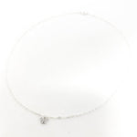 Quinn Mini Rhinestone Butterfly Necklace | Silver - MTT Collective