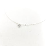 Quinn Mini Rhinestone Butterfly Necklace | Silver - MTT Collective