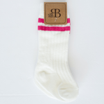 Kids' Randi Vintage Stripe Midi Socks - MTT Collective