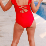 Red Hot Ruffle One - Piece Swimsuit - MTT Collective