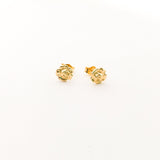 Rose Stud Earrings | Gold - MTT Collective