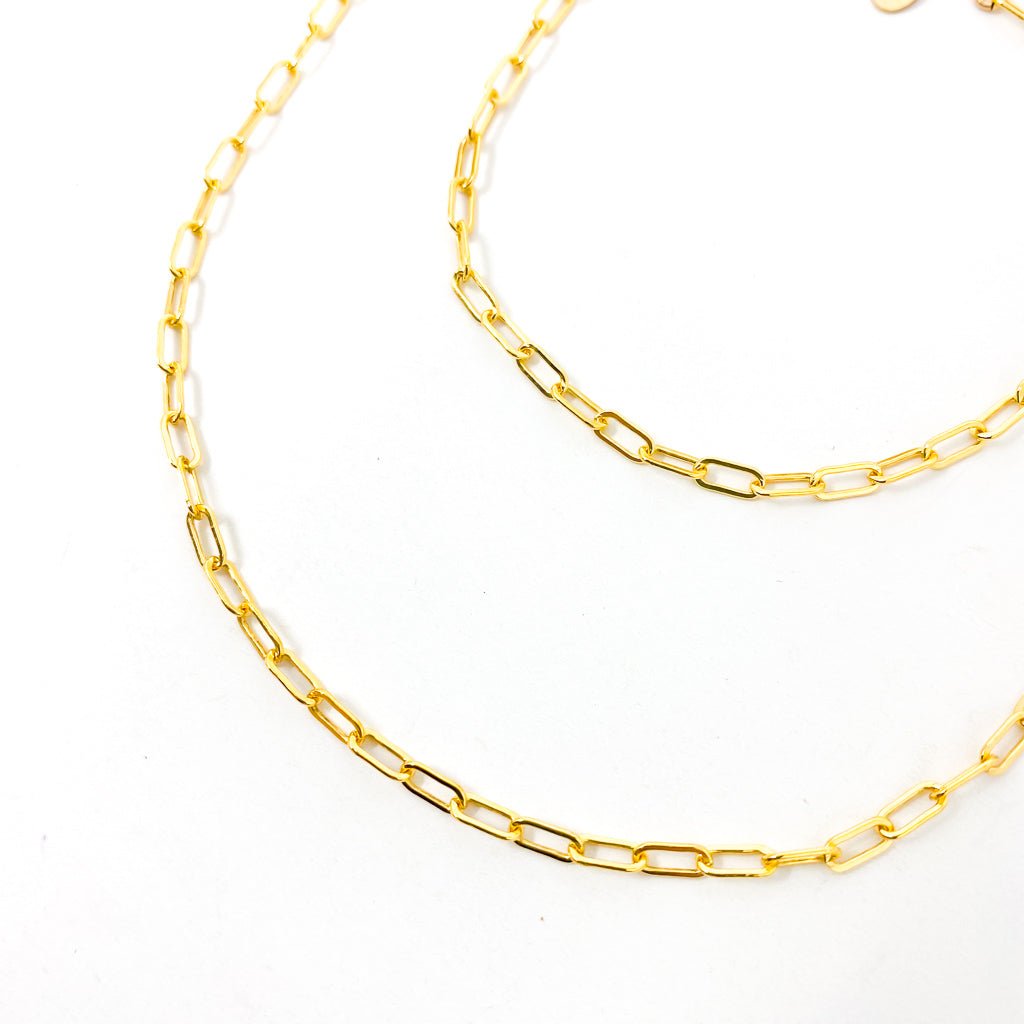 Sadie Oval Chain Jewelry Set | Gold - MTT Collective