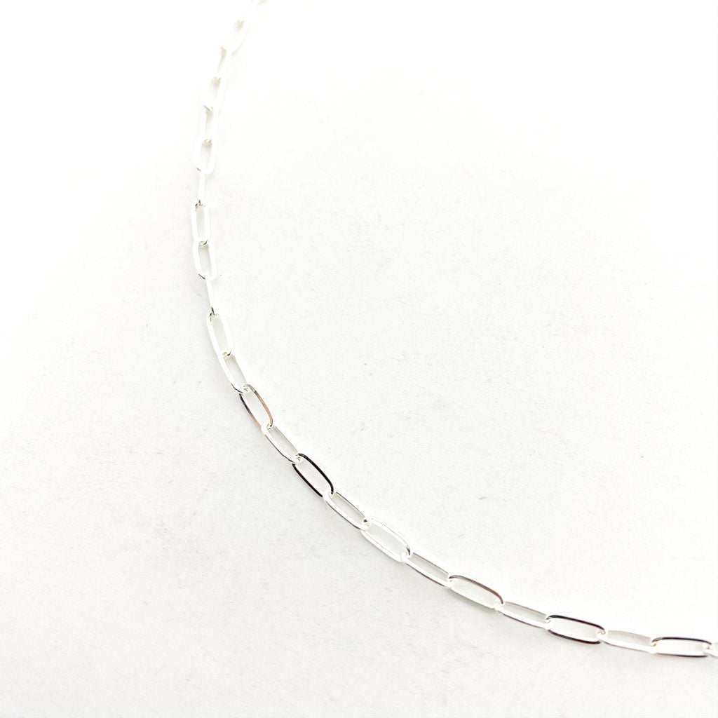 Sadie Oval Chain Jewelry Set | Silver - MTT Collective