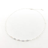 Sadie Oval Chain Jewelry Set | Silver - MTT Collective