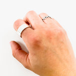 Savannah Extra Wide Band Ring | Silver - MTT Collective