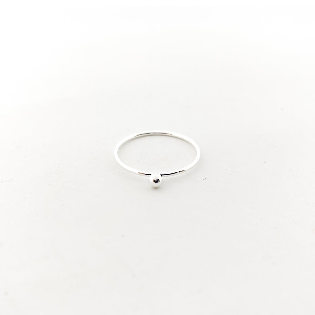 Silver Ball Stacking Ring |Silver - MTT Collective