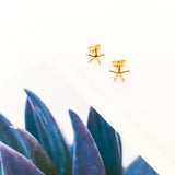 Small Starfish Stud Earrings | Gold - MTT Collective