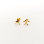 Small Starfish Stud Earrings | Gold - MTT Collective