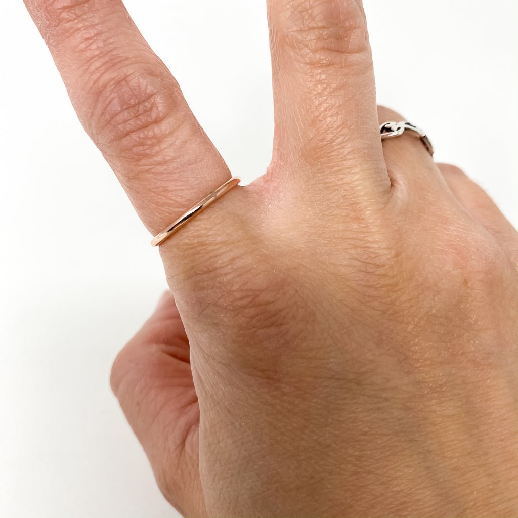 Smooth Stacker Ring | Rose Gold - MTT Collective