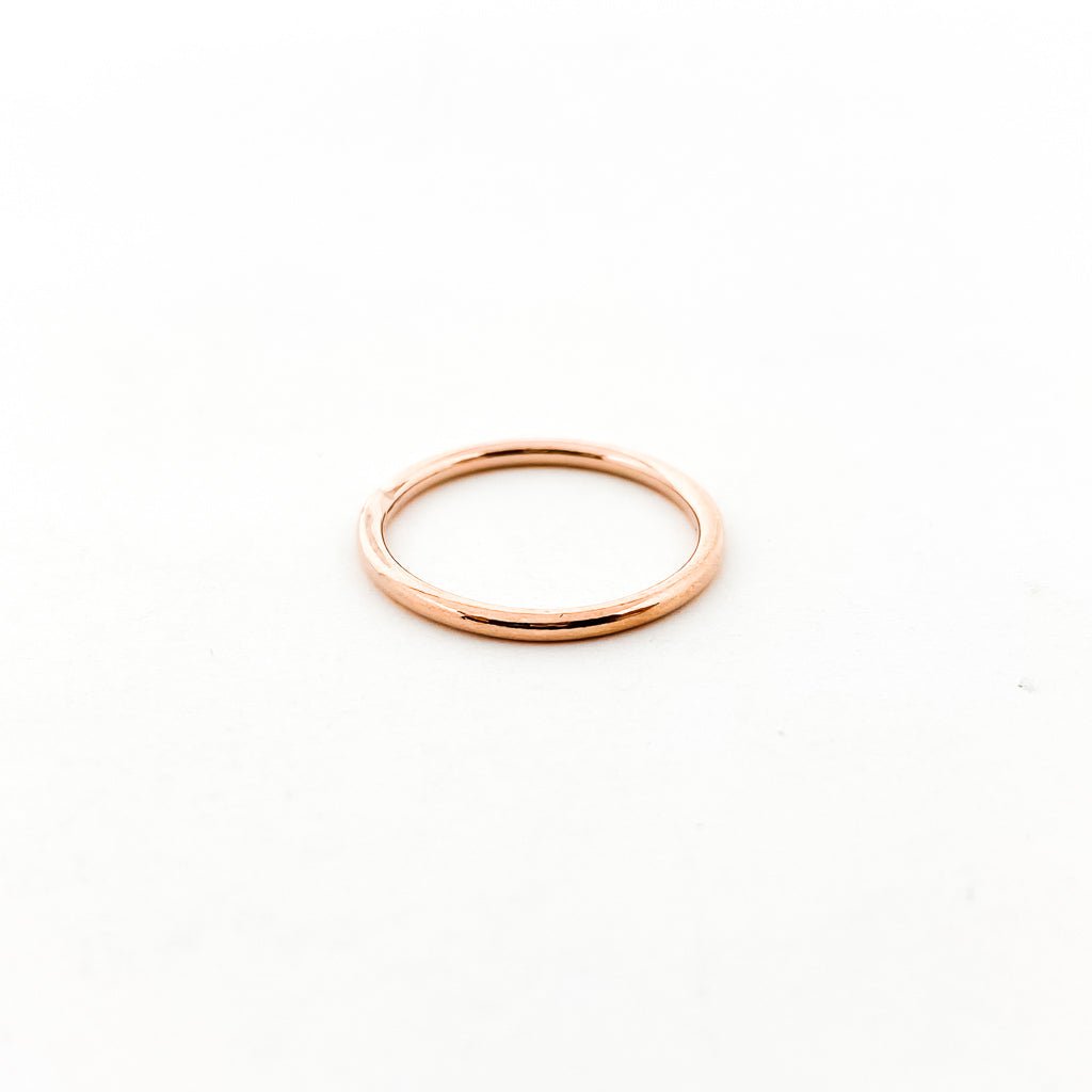 Smooth Stacker Ring | Rose Gold - MTT Collective