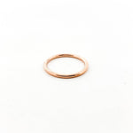 Smooth Stacker Ring | Rose Gold - MTT Collective