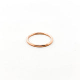Smooth Stacker Ring | Rose Gold - MTT Collective