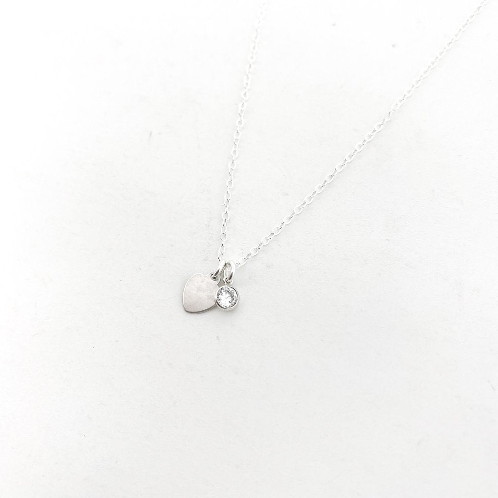 Sparkling Love Necklace Set | Silver - MTT Collective