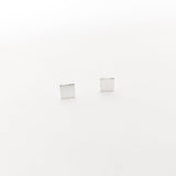 Square Stud Earrings | Silver - MTT Collective
