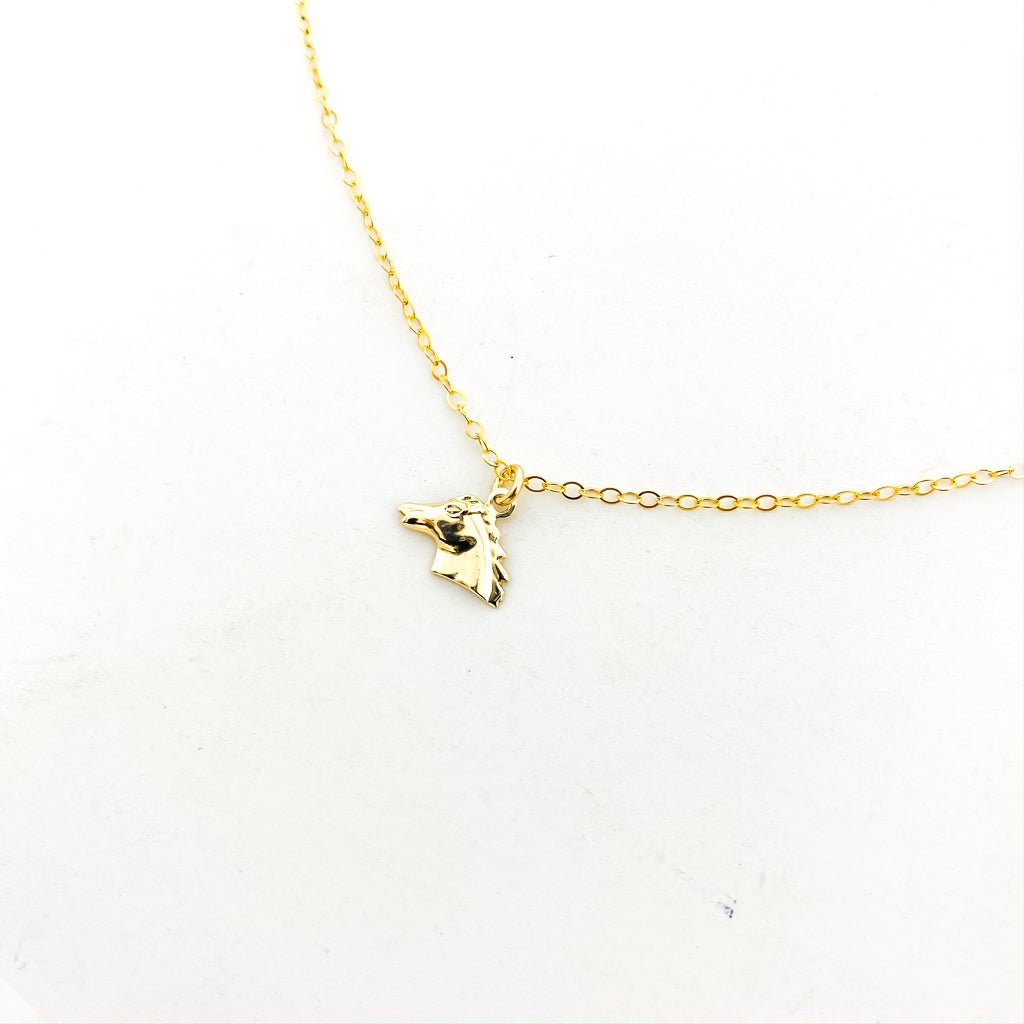 Tabitha Gold - Filled Horse Necklace - MTT Collective