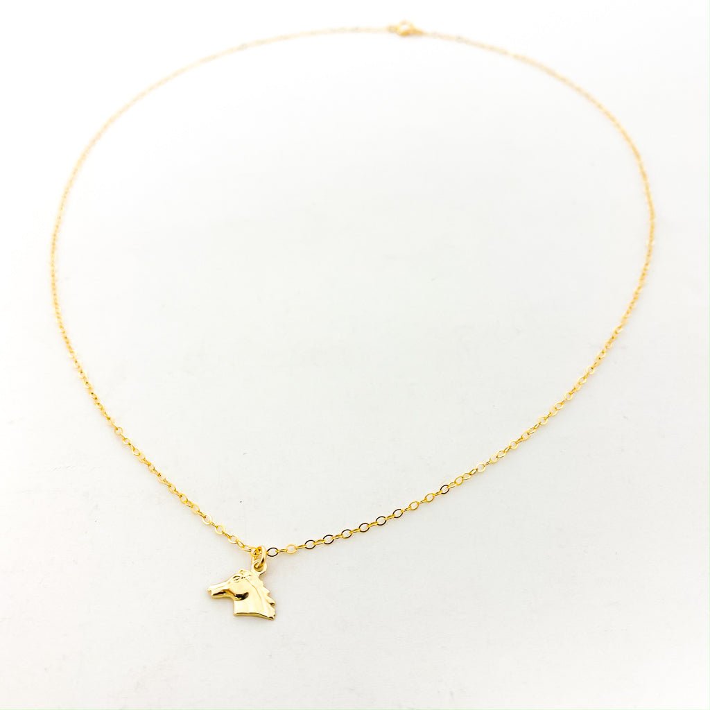 Tabitha Gold - Filled Horse Necklace - MTT Collective
