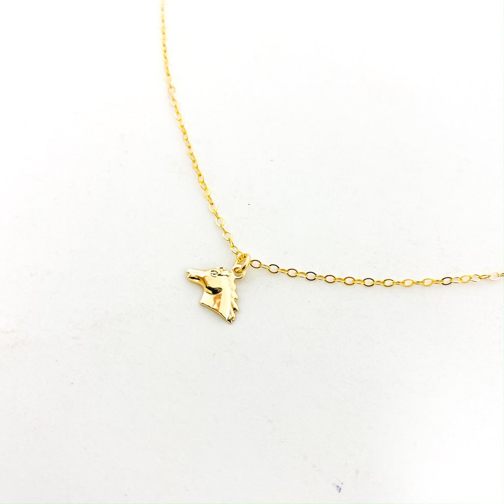 Tabitha Gold - Filled Horse Necklace - MTT Collective