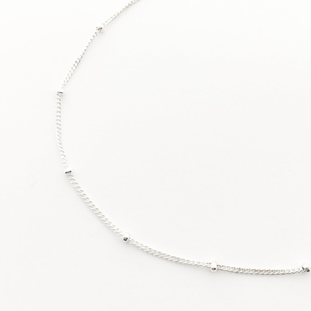 Textured Vermeil Charm Necklace Set | Silver - MTT Collective