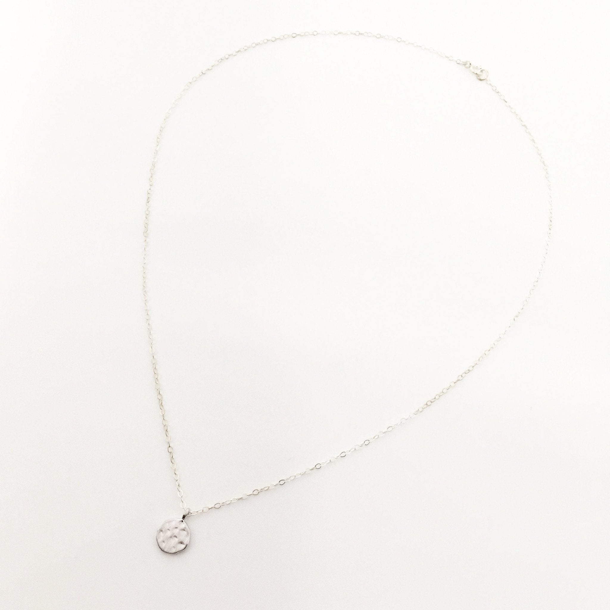 Textured Vermeil Charm Necklace Set | Silver - MTT Collective