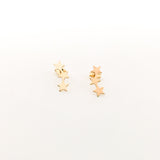 Triple Star Stud Earrings - MTT Collective
