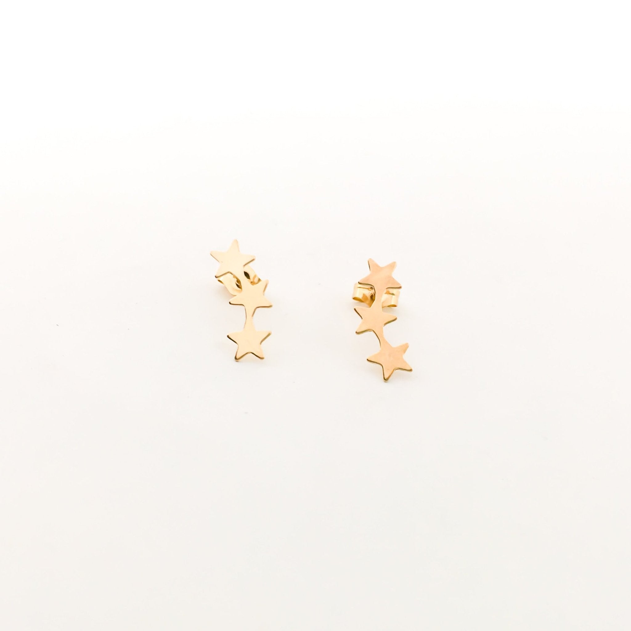 Triple Star Stud Earrings - MTT Collective