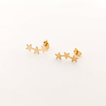 Triple Star Stud Earrings - MTT Collective