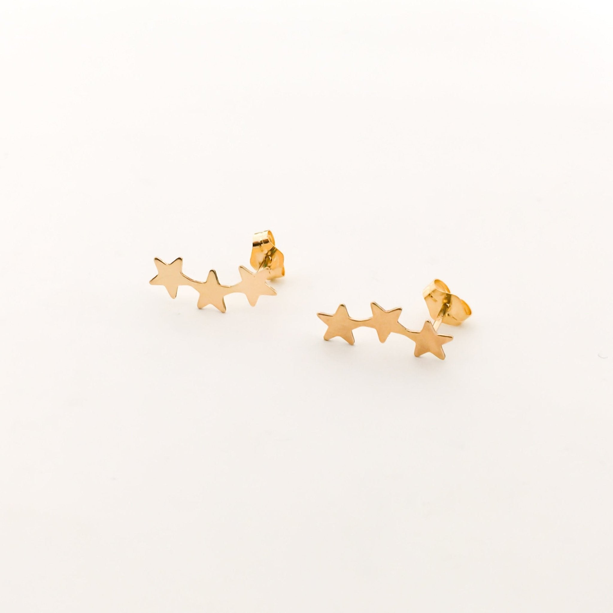 Triple Star Stud Earrings - MTT Collective