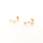 Triple Star Stud Earrings - MTT Collective