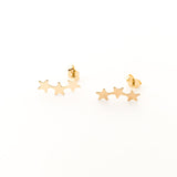 Triple Star Stud Earrings - MTT Collective