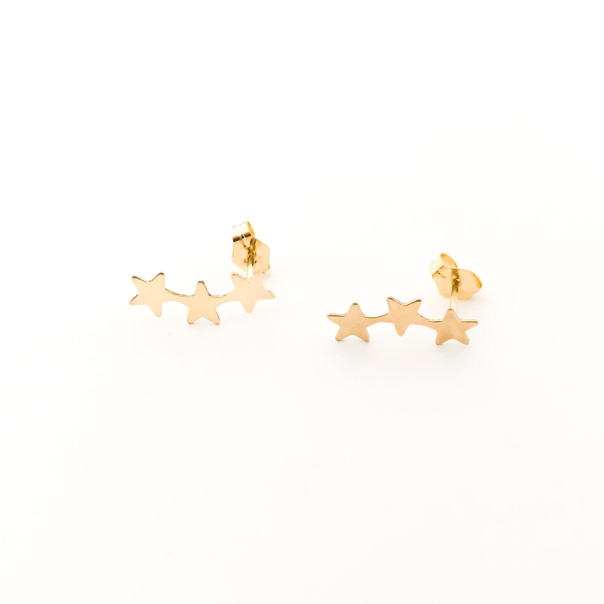 Triple Star Stud Earrings - MTT Collective