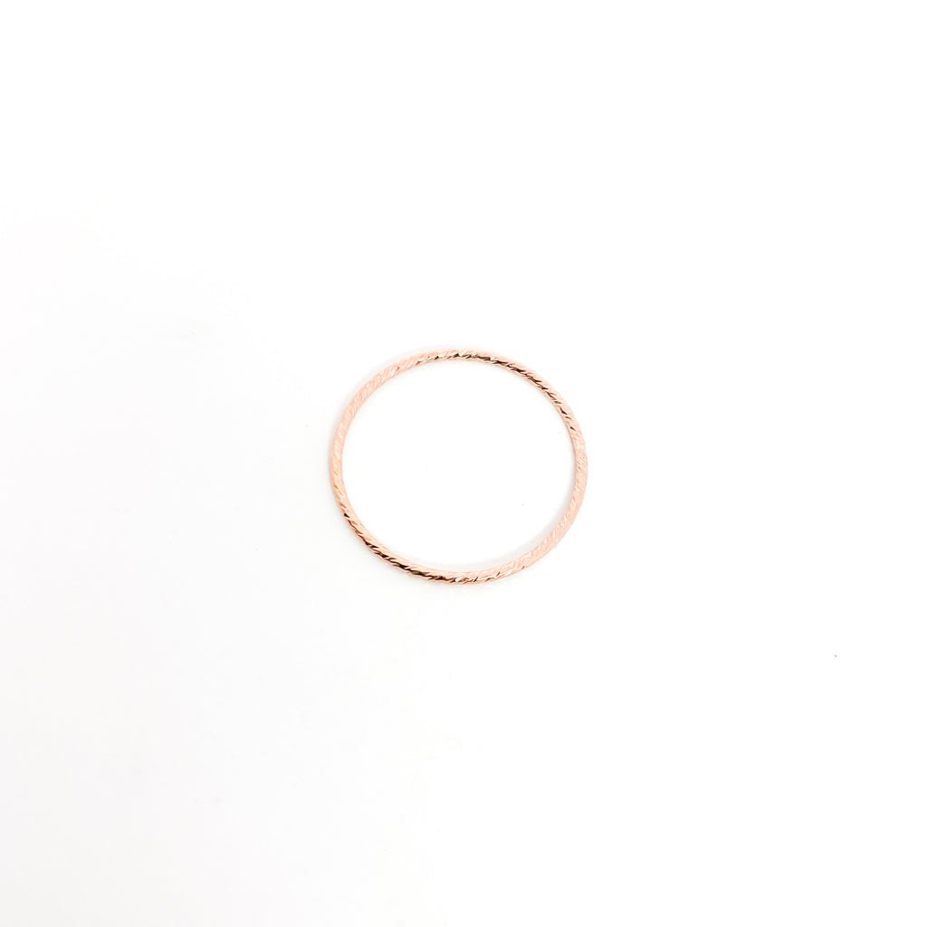 Twist and Stack Ring | Rose Gold - MTT Collective
