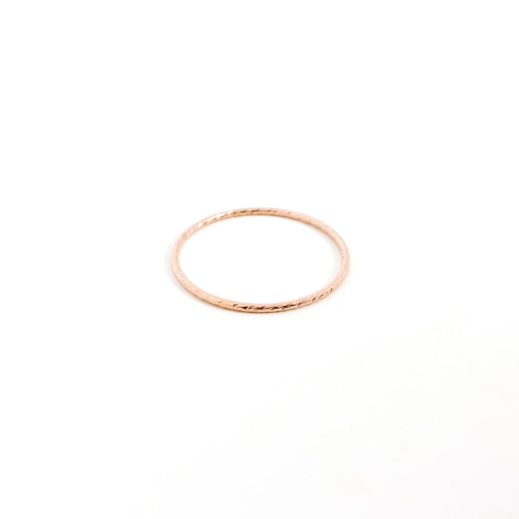 Twist and Stack Ring | Rose Gold - MTT Collective