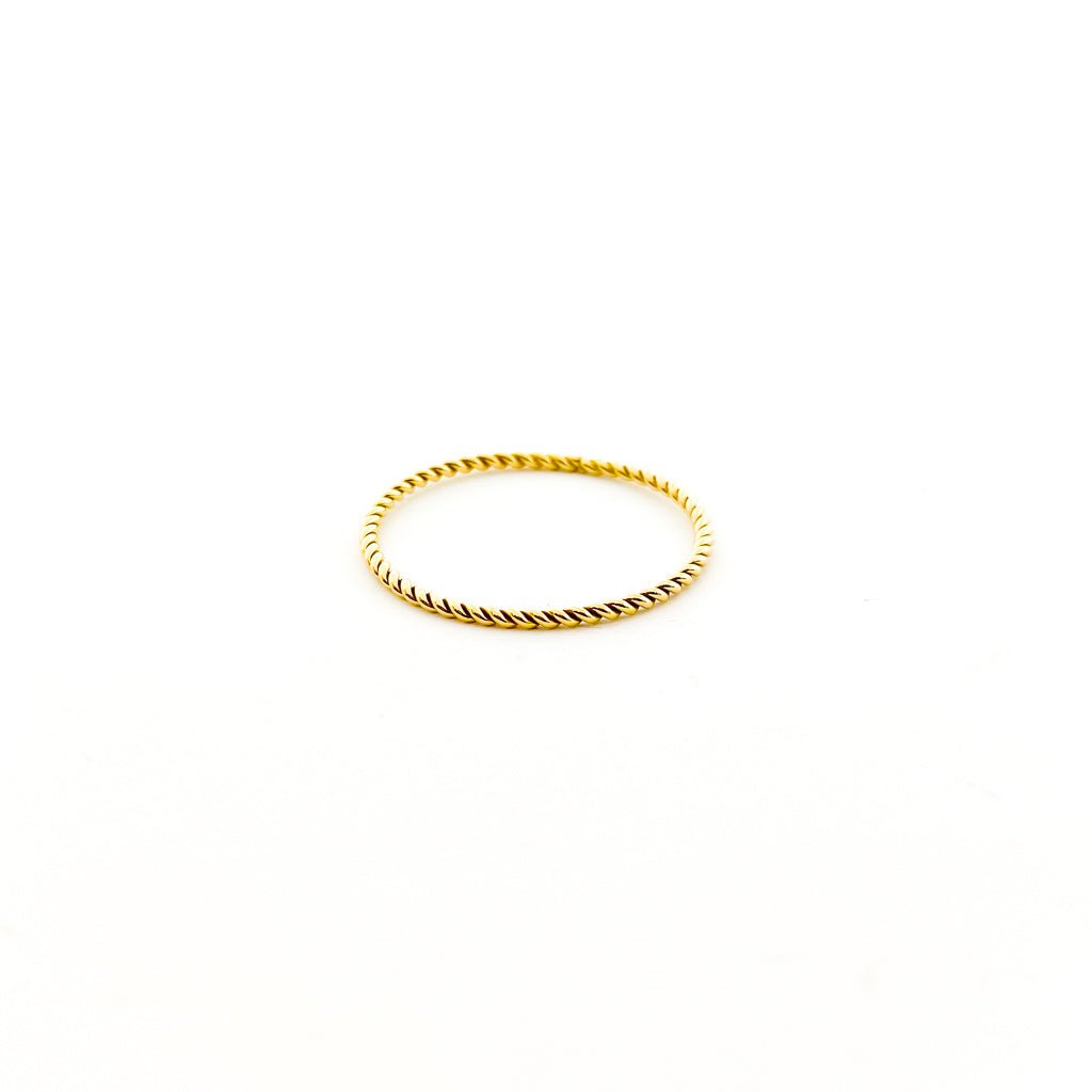 Twisted Braid Stacking Ring | Gold - MTT Collective