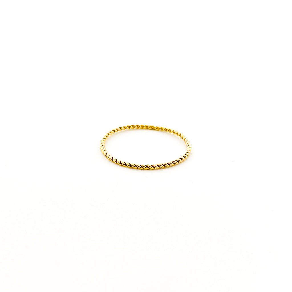 Twisted Braid Stacking Ring | Gold - MTT Collective