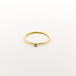 Twisted Cubic Zirconia Stacking Rings |Gold - MTT Collective