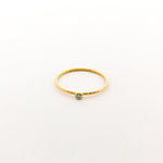 Twisted Cubic Zirconia Stacking Rings |Gold - MTT Collective