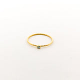 Twisted Cubic Zirconia Stacking Rings |Gold - MTT Collective