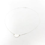 Vivian Dainty Semicircle Disc Necklace - MTT Collective