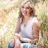 Zoe Brushed Hanging Hoop Earrings - MTT Collective